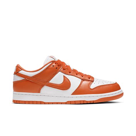 dunk low orange blaze white